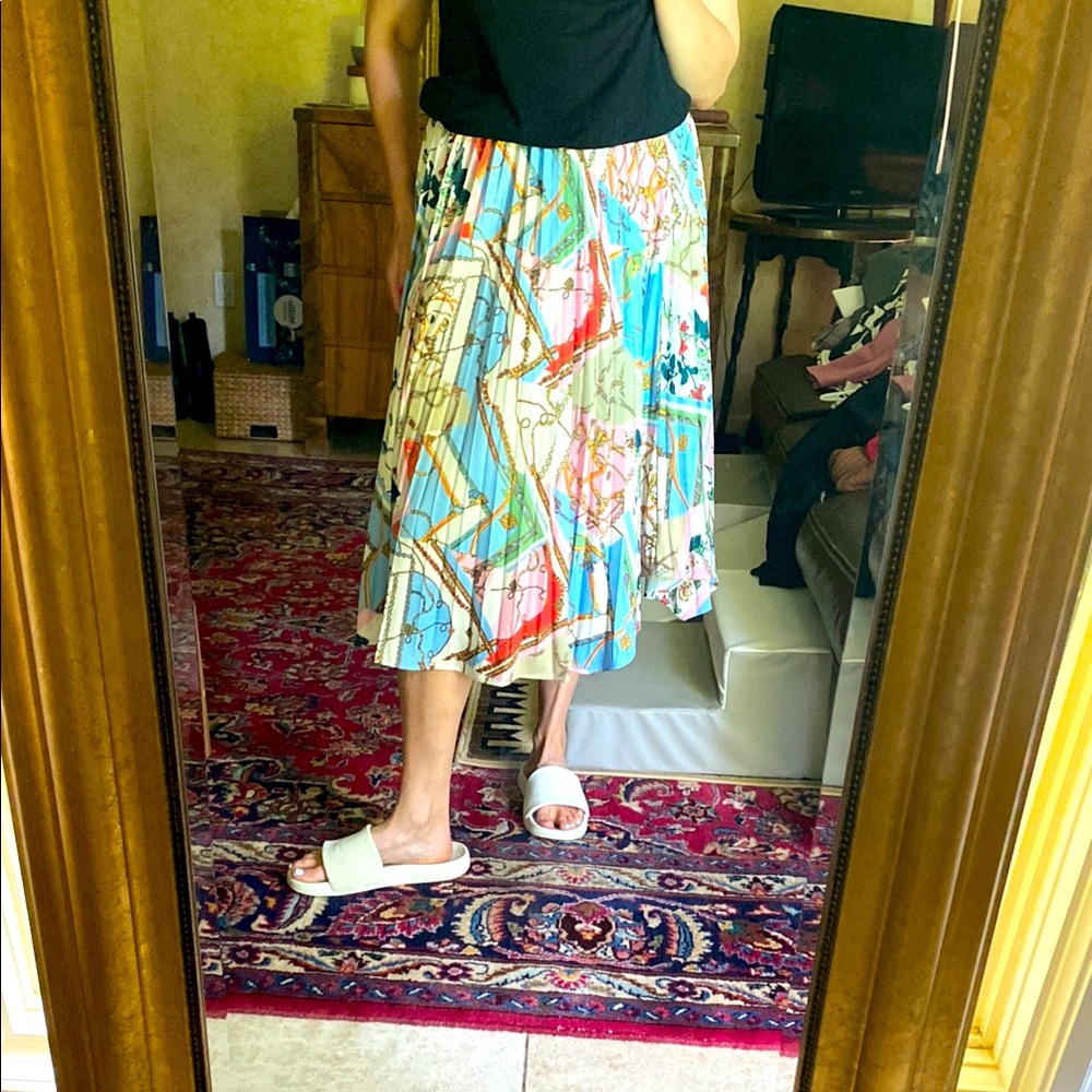 Colorful Abstract Print Women's Skirt